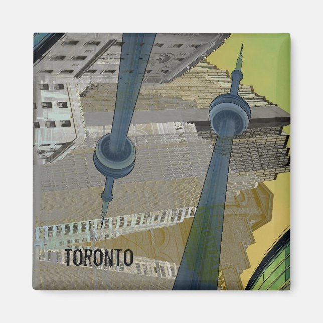 Toronto byggnad med CN torn magnet (Framsidan)