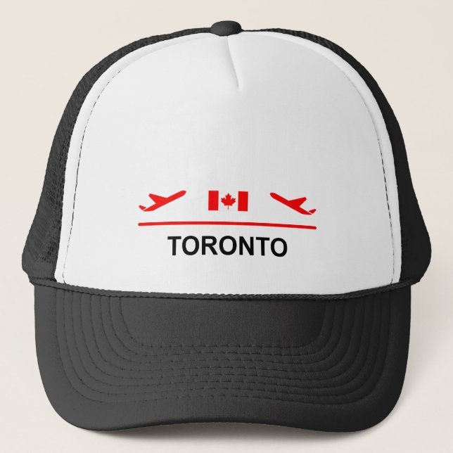 Toronto Canada Airport Flygplan Light-Färg Keps (Framsida)