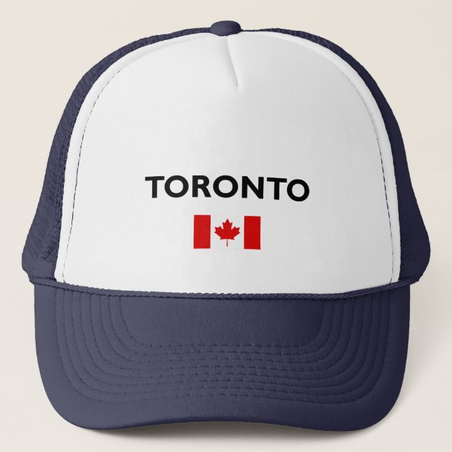 Toronto Canada Canadian Flagga Light-Färg Keps (Framsida)