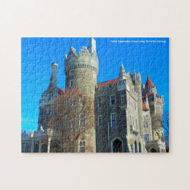 Toronto Canada Casa Loma. Jigszle Puzzle Pussel (Horisontell)