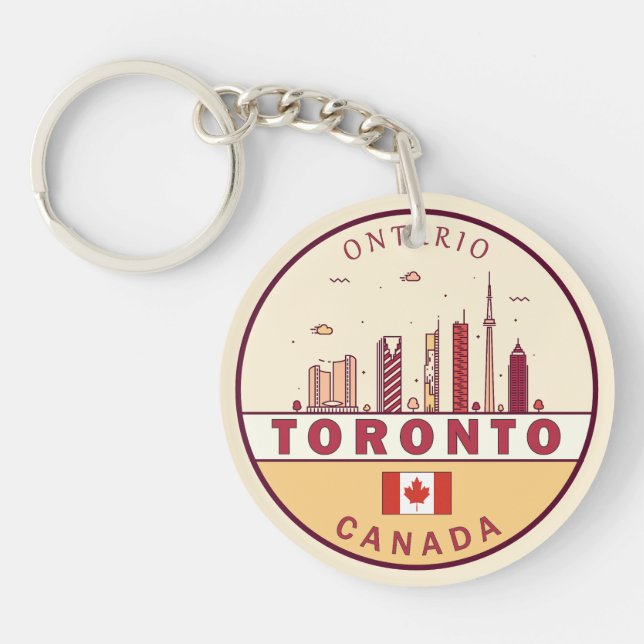 Toronto Canada City Skyline Emblem (Framsidan)