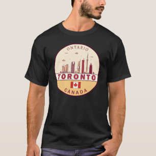 Toronto Canada City Skyline Emblem T Shirt