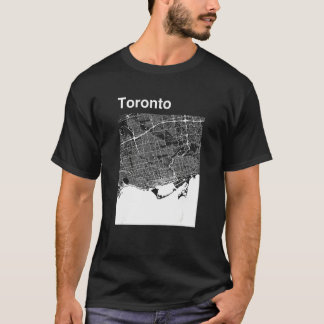 Toronto Canada Classic City Karta Graphic T Shirt