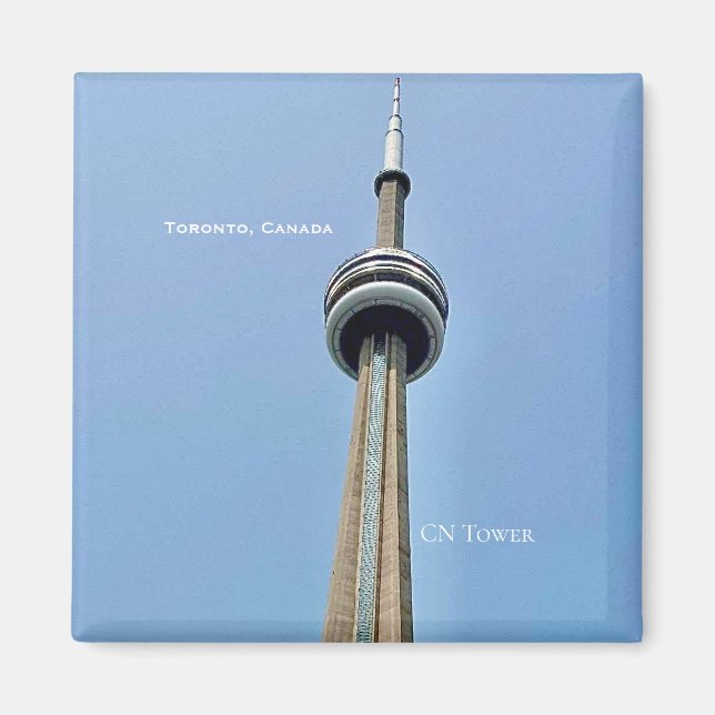 Toronto, Canada CN Tower Magnet (Framsidan)