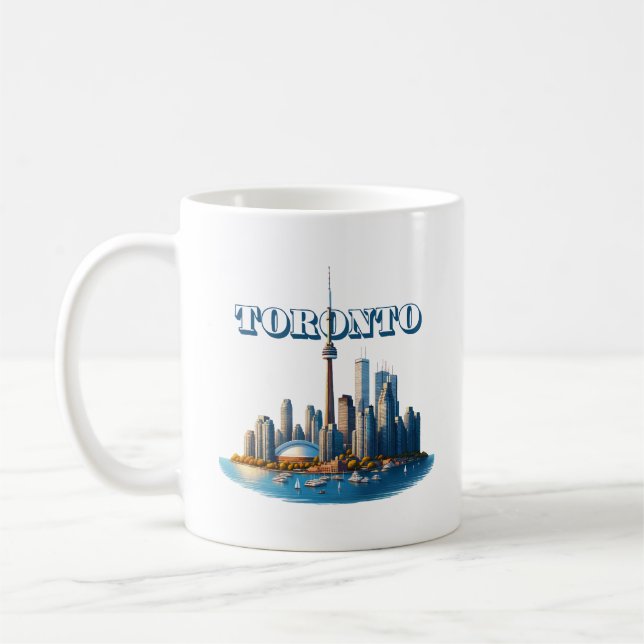 Toronto Canada Kaffemugg (Vänster)