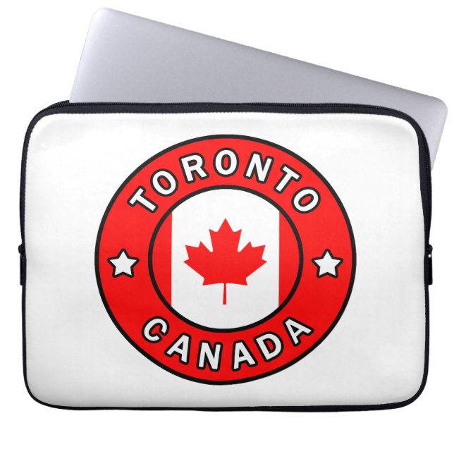 Toronto Canada Laptop Sleeve (Framsidan)