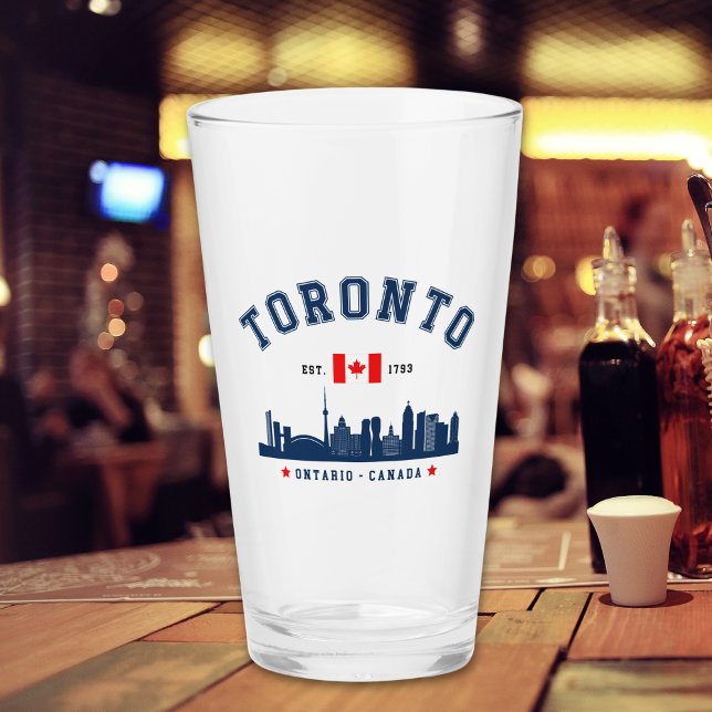 Toronto Canada Modern Skyline Glaskopp (Skapare uppladdad)