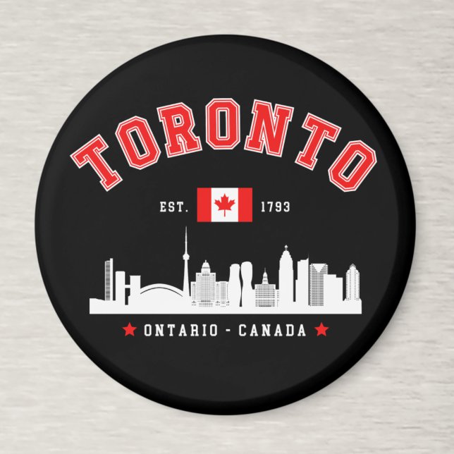 Toronto Canada Skyline City Magnet (Skapare uppladdad)