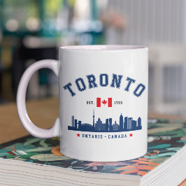 Toronto Canada Skyline Kaffemugg