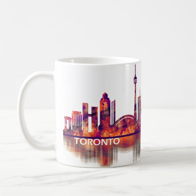Toronto Canada Skyline Kaffemugg (Vänster)