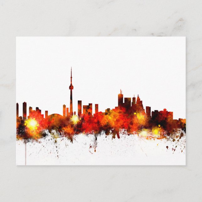 Toronto Canada Skyline Vykort (Framsida)