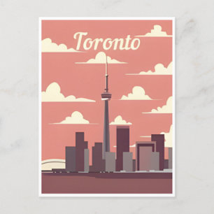 Toronto Canada Vintage resor ontario art Vykort