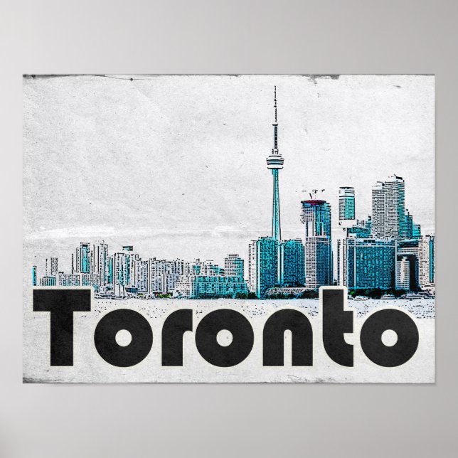 Toronto Canada Vintage resor Poster (Framsidan)