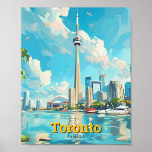Toronto Canada Vintage resor Poster
