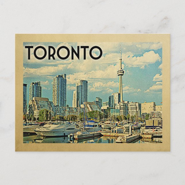 Toronto Canada Vintage resor Vykort (Framsida)