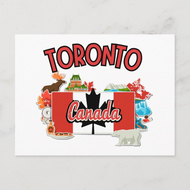 Toronto Canada vintage Vykort (Framsida)