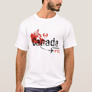 Toronto Canada YZ flygplatskod T Shirt