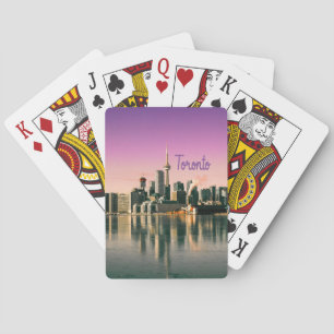 Toronto Capital of Ontario Canada City Skyline Casinokort