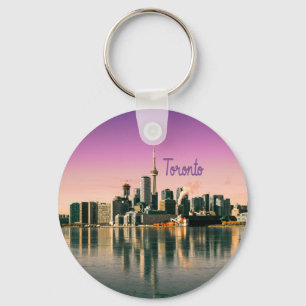 Toronto Capital of Ontario Canada City Skyline Nyckelring