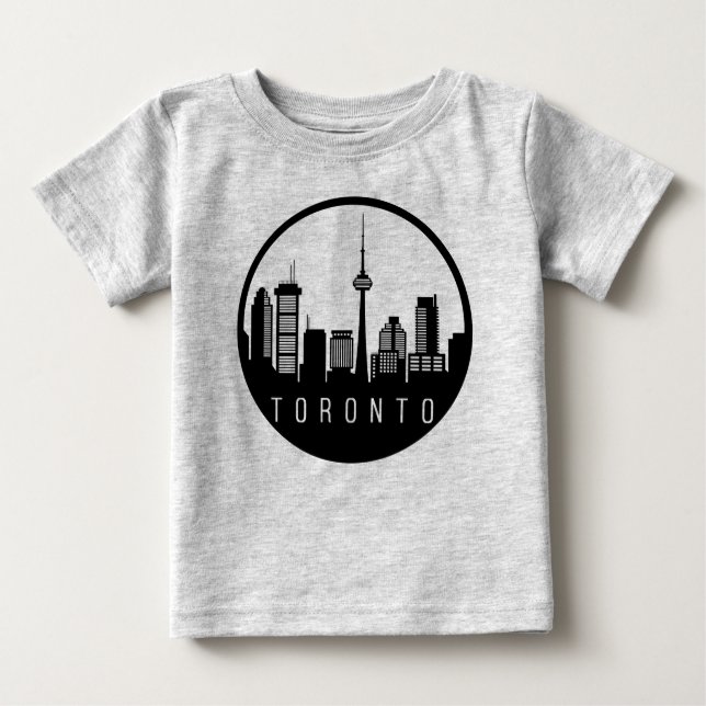 Toronto City Skyline T Shirt (Framsida)