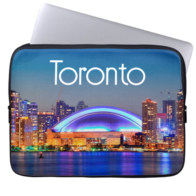 Toronto Cityscape Laptop sleeve (Framsidan)