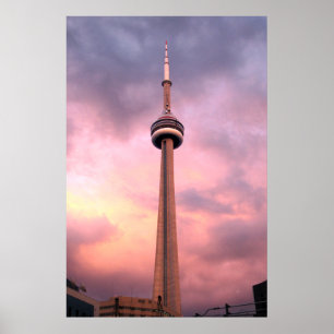 TORONTO CN-TORN 36" x 24", affisch