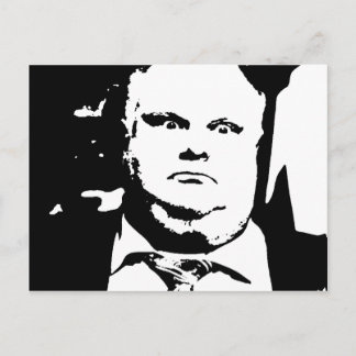 Toronto Crack Smoking Mayor Rob Ford Vykort