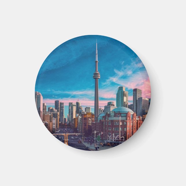 Toronto Downtown Cityscape, Toronto Downtown, kons Magnet (Framsidan)