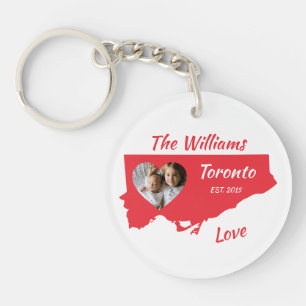 Toronto familjkeychain skräddarsy