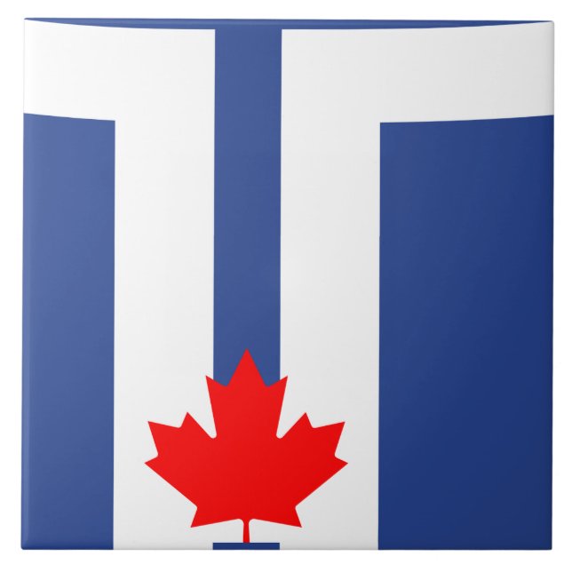 Toronto Flag Tile Kakelplatta (Framsidan)