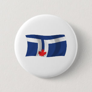Toronto Flagga Knapp