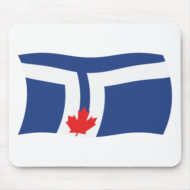 Toronto Flagga Mousepad Musmatta (Framsidan)