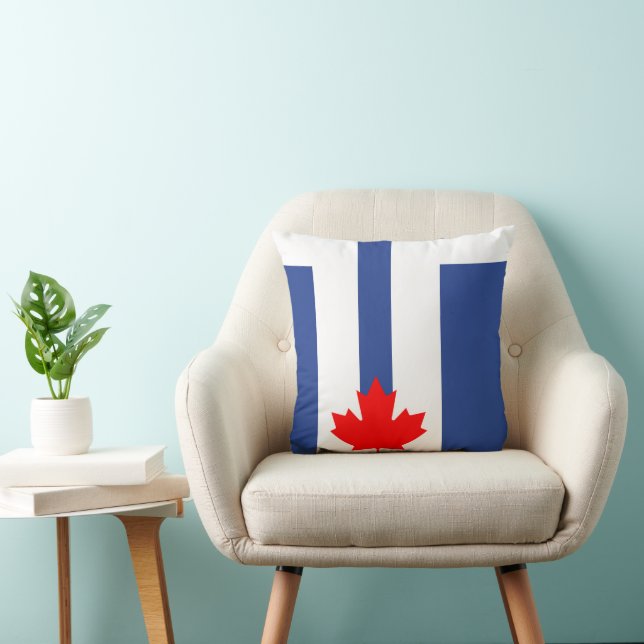Toronto Flagga på MoJo Kudd Kudde (Stol)