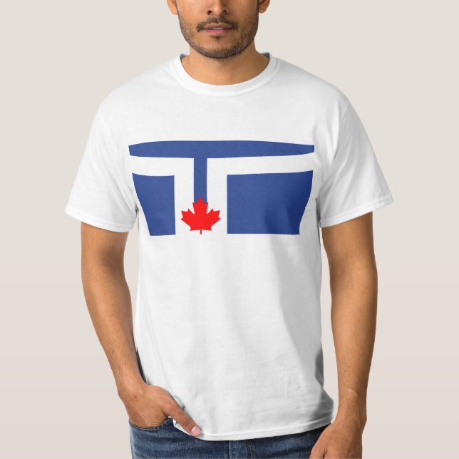 Toronto flagga tee (Framsida)