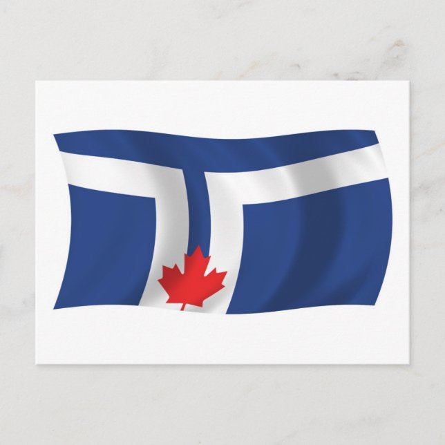 Toronto Flagga vykort (Framsida)