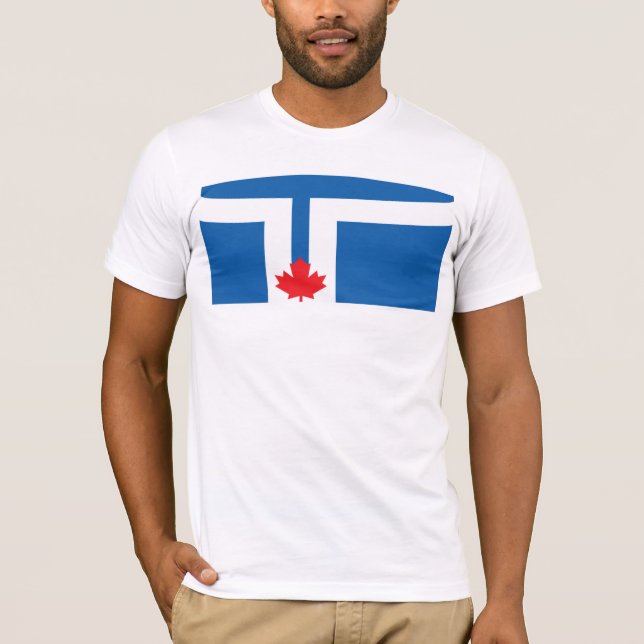 Toronto flaggaT-tröja Tee Shirt (Framsida)