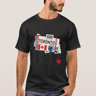 Toronto flicka Toronto Ombordstigningskort Toron T Shirt