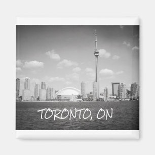 Toronto gråskalaCityscape Magnet