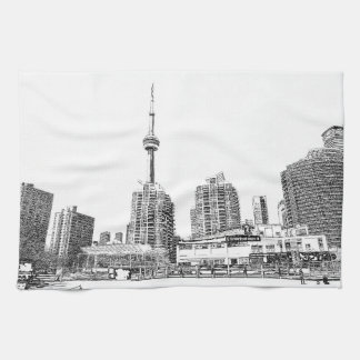 Toronto Harbourfront Center Tea Towel Design Kökshandduk
