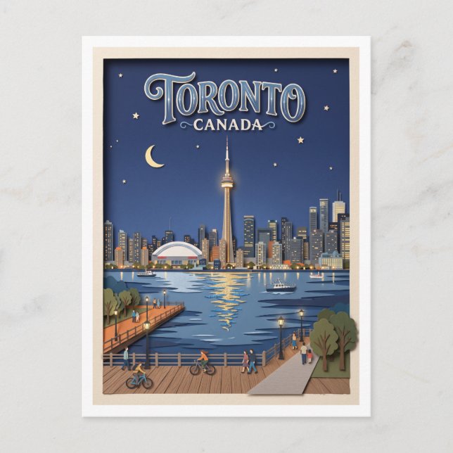 Toronto Harbourfront Kanada Vykort (Framsida)