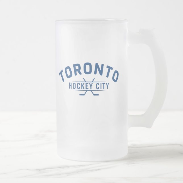 Toronto Hockey City 16oz Frosted Glass Mugg (Höger)