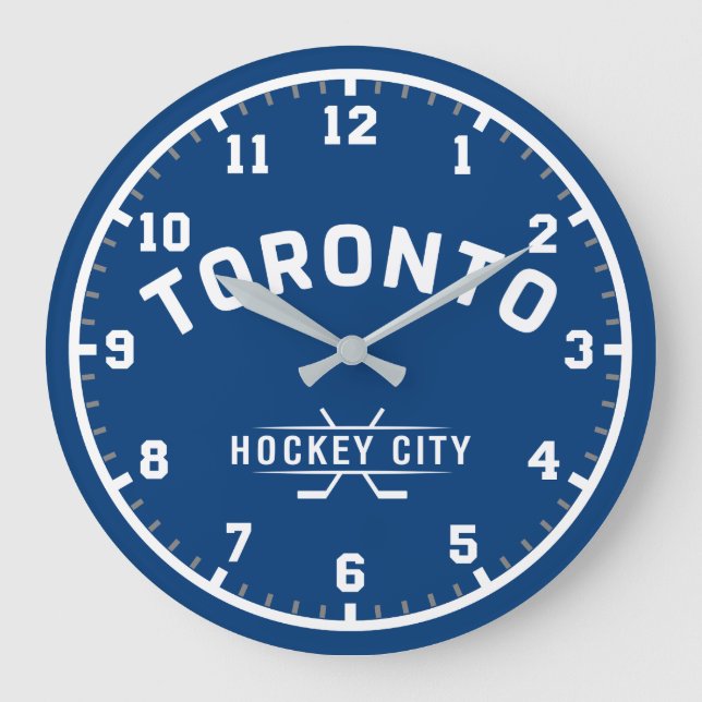 Toronto Hockey City Large Wall Clock Stor Klocka (Framsida)