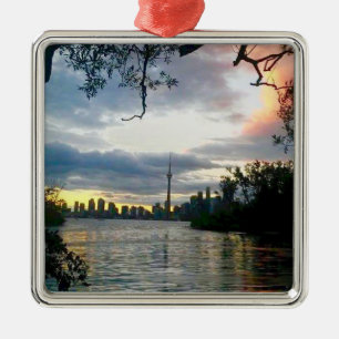 Toronto horisont julgransprydnad metall