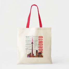 Toronto Iconic Landmarks Tygkasse