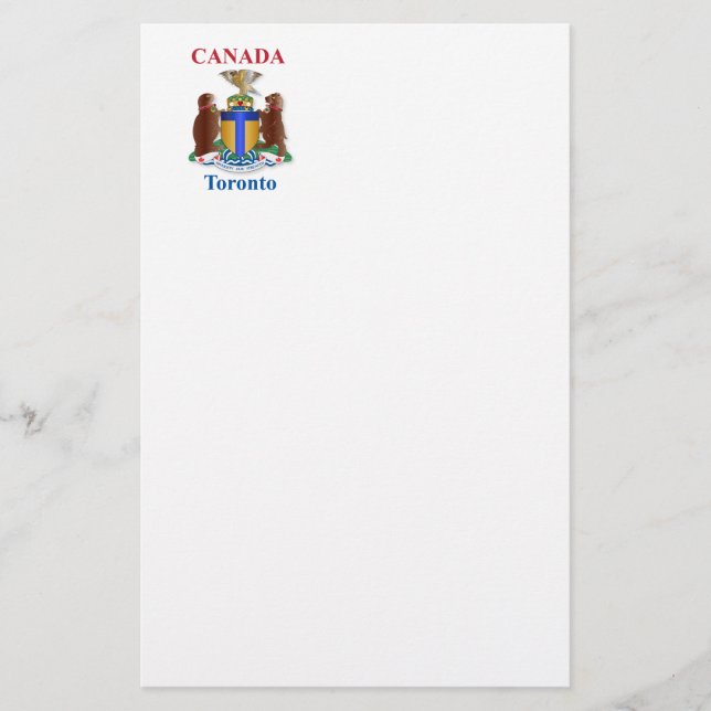 Toronto jackar av arm brevpapper (Framsida)