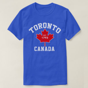 Toronto Kanada Est.1793 patriotisk T skjorta T Shirt