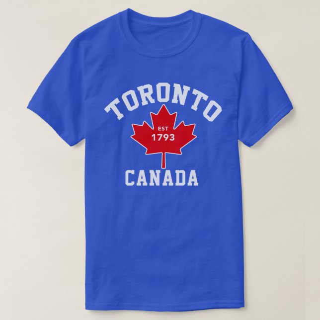 Toronto Kanada Est.1793 patriotisk T skjorta T Shirt (Design framsida)