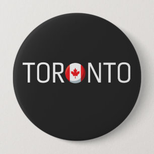 Toronto Kanada Flagga Knapp