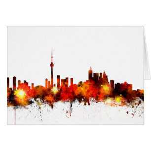 Toronto Kanada horisont Hälsningskort