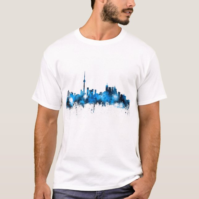Toronto Kanada horisont Tee Shirt (Framsida)